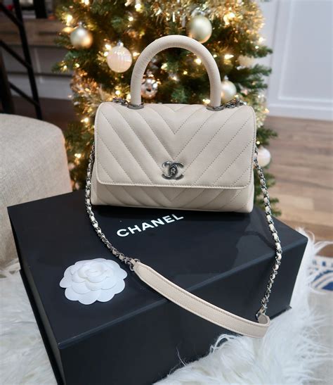 chanel small flap bag with top handle review|Chanel top handle bag small.